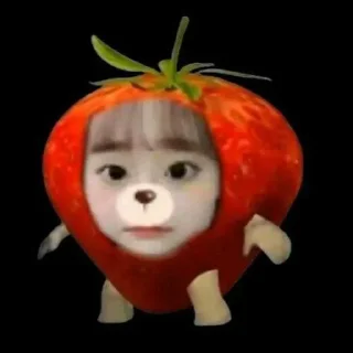 ⭐️ emoji Чу клубника @Stikerhi_bot Telegram sticker 4 of 7