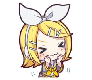 Sticker from Kagamine Rin