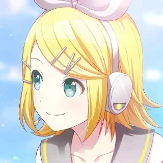 Sticker from Kagamine Rin⚡️ @selenasekaii