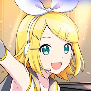 Sticker from Kagamine Rin⚡️ @selenasekaii