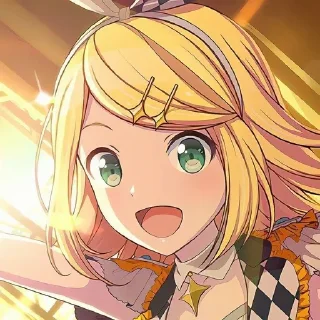 Sticker from Kagamine Rin⚡️ @selenasekaii