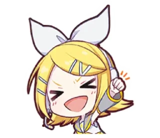 Sticker from Kagamine Rin