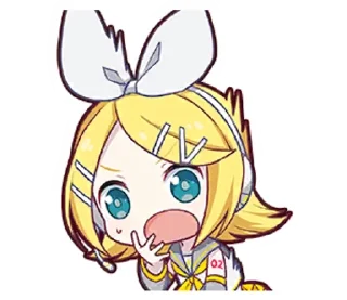 Sticker from Kagamine Rin