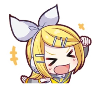 Sticker from Kagamine Rin