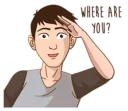 👀 emoji Romantic Couple In Love Telegram sticker 16 of 41