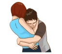 😔 emoji Romantic Couple In Love Telegram sticker 19 of 41