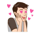 😍 emoji Romantic Couple In Love Telegram sticker 18 of 41