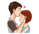 Sticker from Romantic Couple In Love