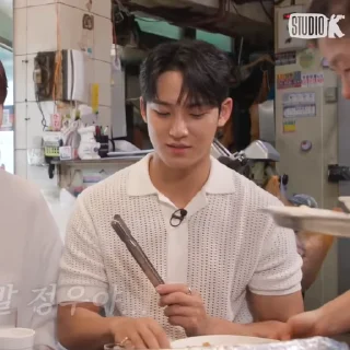 🍽 emoji “   @li3yb   —   mingyu    . Telegram sticker 23 of 55