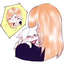 😌 emoji Guren @Nekostickerss Telegram sticker 8 of 14