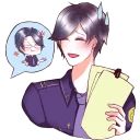 😅 emoji Guren @Nekostickerss Telegram sticker 6 of 14