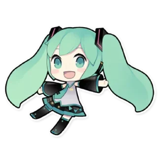 Sticker from Hatsune Miku