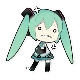 Sticker from Hatsune Miku