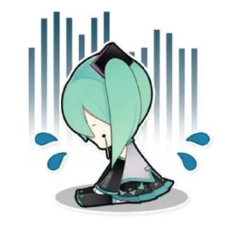 Sticker from Hatsune Miku