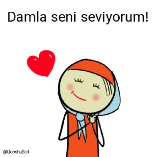 Sticker from Damla ve MariAM @Qonshubot