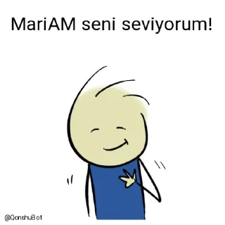 Sticker from Damla ve MariAM @Qonshubot