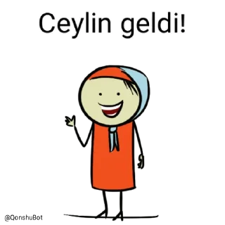 ✋️ emoji Ceylin @Qonshubot Telegram sticker 1 of 31
