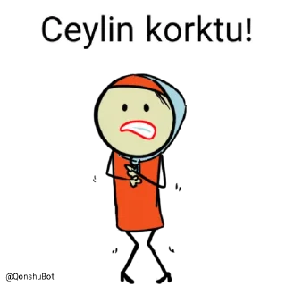 😰 emoji Ceylin @Qonshubot Telegram sticker 15 of 31