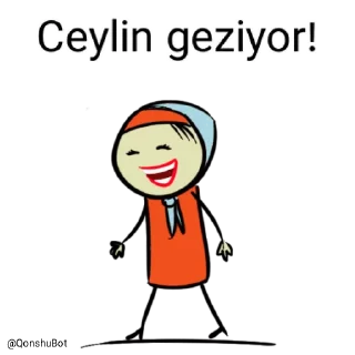 🚶‍♂️ emoji Ceylin @Qonshubot Telegram sticker 10 of 31