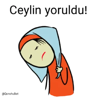 😣 emoji Ceylin @Qonshubot Telegram sticker 9 of 31