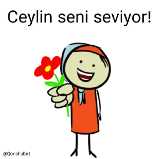 ❤️ emoji Ceylin @Qonshubot Telegram sticker 8 of 31