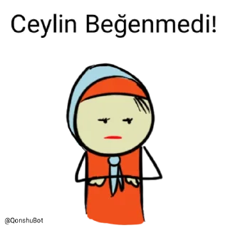 👎 emoji Ceylin @Qonshubot Telegram sticker 21 of 31