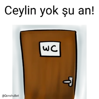 🚽 emoji Ceylin @Qonshubot Telegram sticker 22 of 31