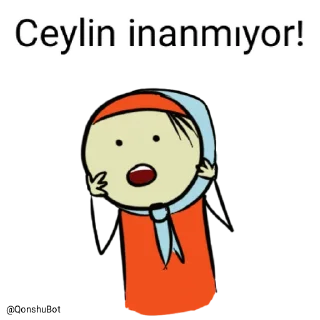😱 emoji Ceylin @Qonshubot Telegram sticker 3 of 31