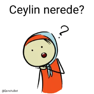 🤔 emoji Ceylin @Qonshubot Telegram sticker 5 of 31