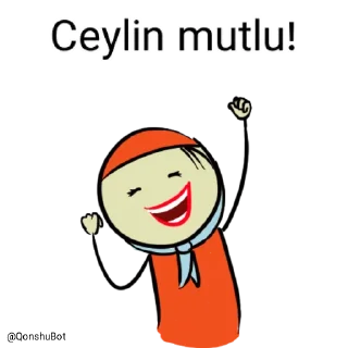 😄 emoji Ceylin @Qonshubot Telegram sticker 12 of 31