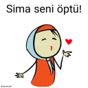 💋 emoji Sima @Qonshubot Telegram sticker 19 of 31