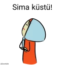 😒 emoji Sima @Qonshubot Telegram sticker 13 of 31