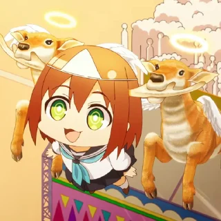 👼 emoji @AW_Sticker ||  Shikanoko Nokonoko Koshitantan. Telegram sticker 19 of 119