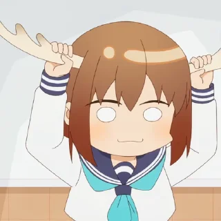 🤪 emoji @AW_Sticker ||  Shikanoko Nokonoko Koshitantan. Telegram sticker 12 of 119