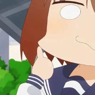 ❔ emoji @AW_Sticker ||  Shikanoko Nokonoko Koshitantan. Telegram sticker 7 of 119