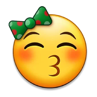 😚 emoji Merry Christmas 🌲 Telegram sticker 13 of 30