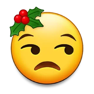 😒 emoji Merry Christmas 🌲 Telegram sticker 21 of 30