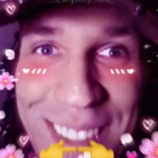 🥰 emoji я Дима Масленников,дайте знак Telegram sticker 7 of 22