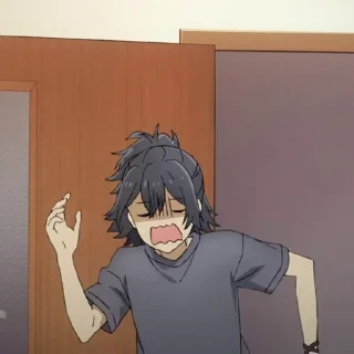🌚 emoji Izumi Miyamura, Telegram sticker 15 of 120