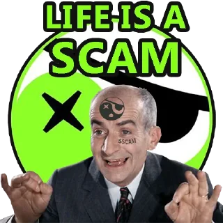 🚫 emoji $SCAM coin pack by @Liminence Telegram sticker 12 of 21