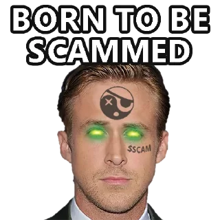Sticker from $SCAM coin pack by @Liminence