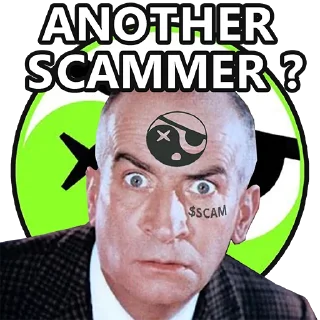 😧 emoji $SCAM coin pack by @Liminence Telegram sticker 15 of 21