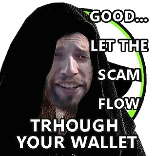 ☠️ emoji $SCAM coin pack by @Liminence Telegram sticker 10 of 21