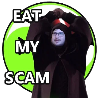 🍟 emoji $SCAM coin pack by @Liminence Telegram sticker 7 of 21