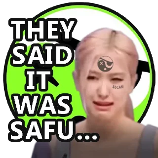 😭 emoji $SCAM coin pack by @Liminence Telegram sticker 18 of 21