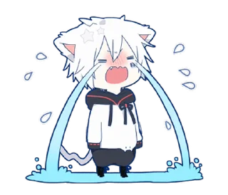 Sticker from 動く！まふまふスタンプ（ねこ） @moe_sticker_bot