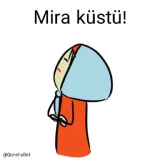 😒 emoji Mira @Qonshubot Telegram sticker 13 of 31