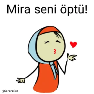 💋 emoji Mira @Qonshubot Telegram sticker 19 of 31