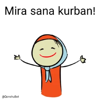 🤗 emoji Mira @Qonshubot Telegram sticker 18 of 31