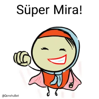 😎 emoji Mira @Qonshubot Telegram sticker 6 of 31